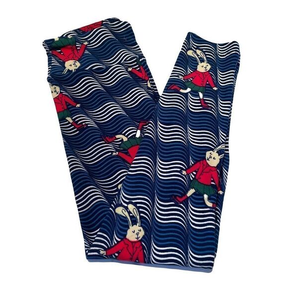 Lularoe kids holiday  Leggings - Picture 1 of 1